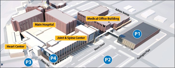 Parking at the Main Campus in Mt. Auburn | The Christ Hospital